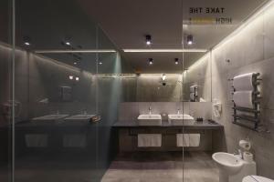 Ένα μπάνιο στο Дизайн-готель ROAD +19 φωτογραφίες
