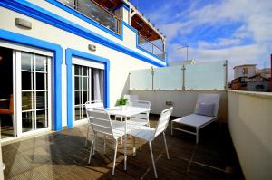 Uma varanda ou terraço em Apartamentos Sol & Ria