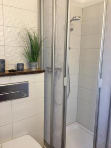 Koupelna v ubytování Ferienwohnung Gute Zeit Hahnenklee