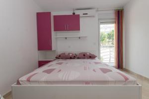 Posteľ alebo postele v izbe v ubytovaní Studio apartments Zloic in Krvavica