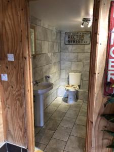 A bathroom at The Lodge