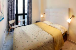 Postel nebo postele na pokoji v ubytování Peña 5 Apartments
