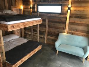 Postel nebo postele na pokoji v ubytování Chata Dorotka