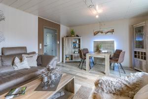Χώρος καθιστικού στο Ferienwohnung Schmuckstück