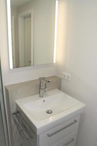 Et badeværelse på Apartment am Hütteberg + 32 billeder