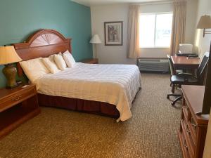 Säng eller sängar i ett rum på Americas Best Value Inn - Gaylord