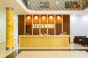 Móttaka eða anddyri á Navy Hotel Danang
