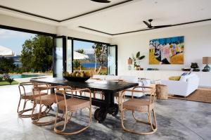 Χώρος καθιστικού στο Villa Selalu Gili Gede