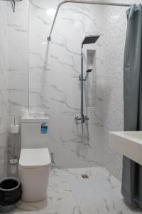 Koupelna v ubytování Hotel IRIS