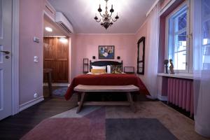 Postel nebo postele na pokoji v ubytování Boutique Hotel Yöpuu