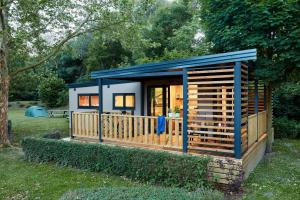 Ogród w obiekcie Donaupark Camping Tulln