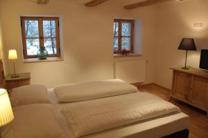 Posteľ alebo postele v izbe v ubytovaní Apartment Nester