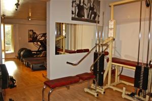 Fitnesscentret og/eller fitnessfaciliteterne på L'Hôtel du Périgord