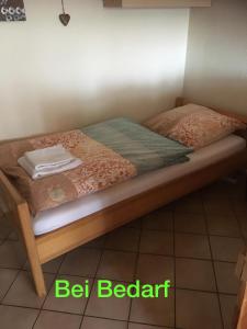 Postel nebo postele na pokoji v ubytování Kleine Auszeit