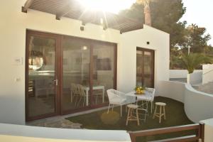 Patio lub wspólna przestrzeń na świeżym powietrzu w obiekcie Alidreams Carmen Beach Apartamentos