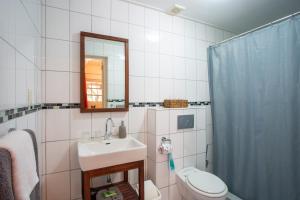 Kopalnica v nastanitvi B&B Sombre di Kabana