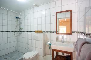 Kopalnica v nastanitvi B&B Sombre di Kabana