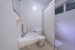 חדר רחצה ב-Hotel Plaza