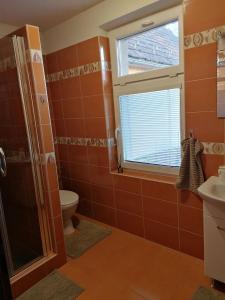 Kúpeľňa v ubytovaní Apartmán Trstinka + 17 fotografií