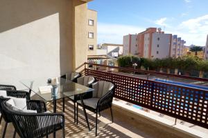 Balkón nebo terasa v ubytování COSTA MARINA - Cabo Roig - Vista a piscina