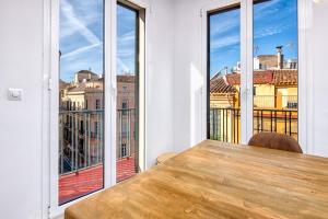 Balkón alebo terasa v ubytovaní iloftmalaga Premium Calle Granada