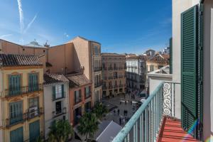 Výhľad na mesto Malaga alebo výhľad na mesto priamo z apartmánu