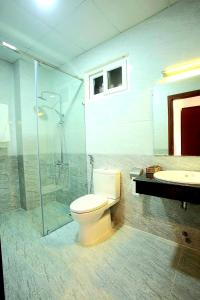 Koupelna v ubytování Dalat Venus Hotel