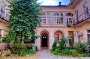 Vonkajšia záhrada v ubytovaní Gellerico Rooms at Horánszky Street