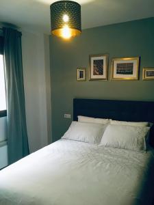 Giường trong phòng chung tại Casa De Libros en Granada