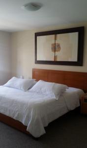 Postel nebo postele na pokoji v ubytování Misuitehotel La Carolina Quito
