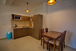 Kitchen o kitchenette sa Apartment Dobrota-1