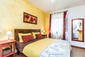 Postel nebo postele na pokoji v ubytování B&B Grano e Lavanda
