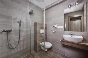 A bathroom at Hotel Studničky