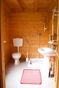A bathroom at CHALET MONT AVIC