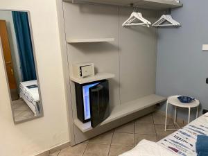Cuisine ou kitchenette dans l'établissement B&B ALDA
