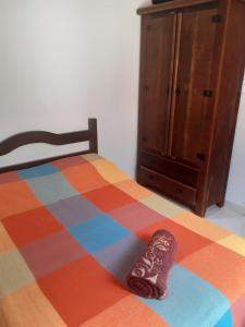 Ένα ή περισσότερα κρεβάτια σε δωμάτιο στο Casa do Paulo da Santissima