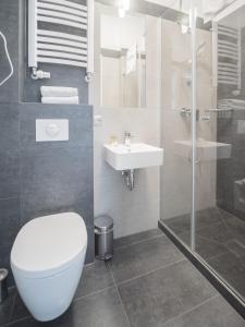 Kúpeľňa v ubytovaní Hotel Miodowa