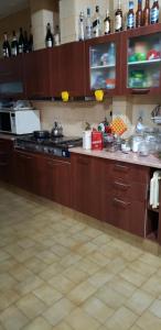 Kuhinja oz. manjša kuhinja v nastanitvi La casa del Paseo