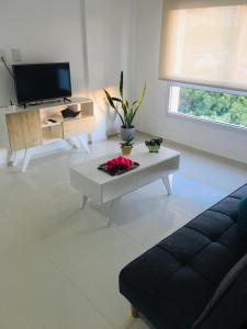 Istumisnurk majutusasutuses Amplio y cómodo Depto en Villa Sarita