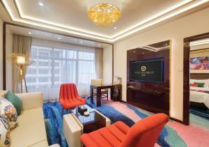 Posezení v ubytování NagaWorld Hotel & Entertainment Complex