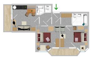 The floor plan of Mehlerhof