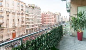 Balkón alebo terasa v ubytovaní Family Hostel Milano
