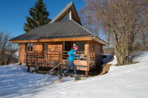Loges du Jura durante l'inverno