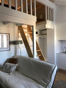 A bed or beds in a room at Casa do Museu, Museum House