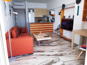 Kuchyň nebo kuchyňský kout v ubytování Atlas Apartment with Private Beach and SeaView