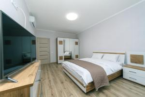 Televízia a/alebo spoločenská miestnosť v ubytovaní New VIP Apartments
