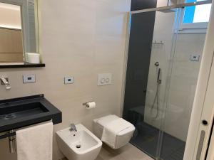Kúpeľňa v ubytovaní Le 3 Botti Locanda