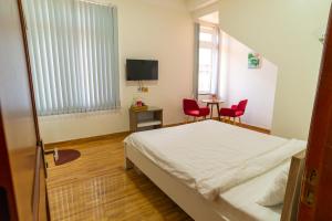 Cama o camas de una habitación en Villa Đăng Nguyên