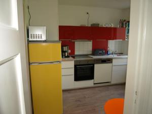 A cozinha ou cozinha compacta de Ferienhaus Falz Schleswig
