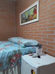 Postel nebo postele na pokoji v ubytování Pousada do Condado